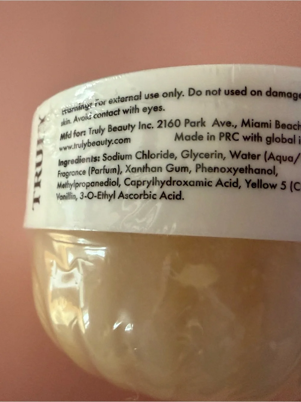 Truly Sunshine Vibes Body Scrub NEW Sealed